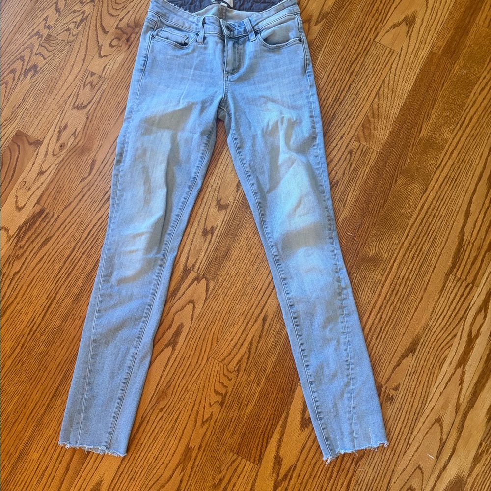 PAIGE Light Wash Skinny Jeans